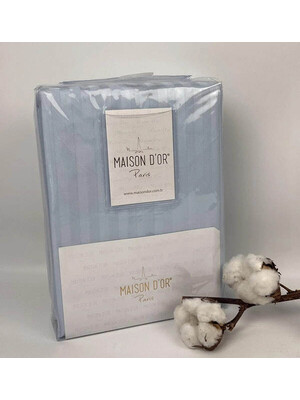 Купить Простынь сатиновая двухспальная и наволочки  MAISON D`OR Saten Stripe  в Украина в Lingerie.ua - Одяг для дому та відпочинку, Фото 4