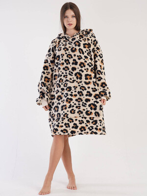 Купить Флисовая туника с капюшоном VIENETTA 3051110280  в Украина в Lingerie.ua - Одяг для дому та відпочинку, Видео