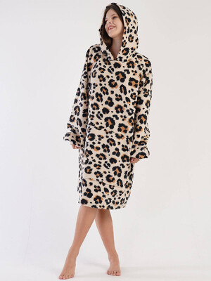 Купить Флисовая туника с капюшоном VIENETTA 3051110280  в Украина в Lingerie.ua - Одяг для дому та відпочинку, Фото 3