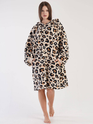 Купить Флисовая туника с капюшоном VIENETTA 3051110280  в Украина в Lingerie.ua - Одяг для дому та відпочинку, Фото 4