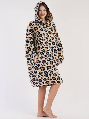 Купить Флисовая туника с капюшоном VIENETTA 3051110280  в Украина в Lingerie.ua - Одяг для дому та відпочинку, Фото 5