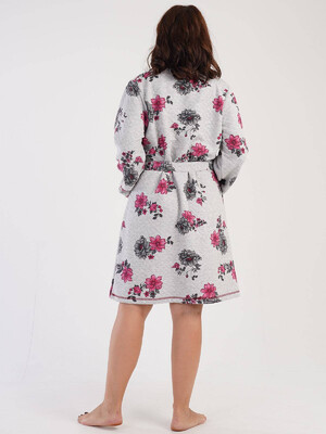 Купить Хлопковый стеганый халат с карманами VIENETTA 3031050076 в Украина в Lingerie.ua - Одяг для дому та відпочинку, Фото 2