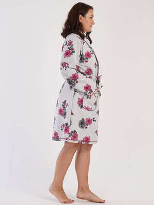 Купить Хлопковый стеганый халат с карманами VIENETTA 3031050076 в Украина в Lingerie.ua - Одяг для дому та відпочинку, Фото 3