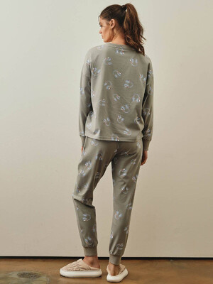 Купить Хлопковая пижама с длинным рукавом и брюками HAYS 27180 в Украина в Lingerie.ua - Одяг для дому та відпочинку, Фото 9