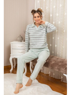 Купить Хлопковый теплый костюм с брюками MISSENDO U6721 в Украина в Lingerie.ua - Одяг для дому та відпочинку, Фото 4