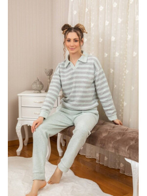 Купить Хлопковый теплый костюм с брюками MISSENDO U6721 в Украина в Lingerie.ua - Одяг для дому та відпочинку, Фото 5