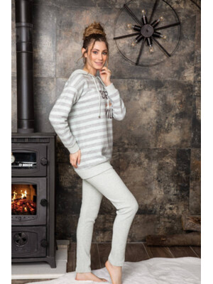 Купить Кашемировый костюм с худи MISSENDO U6723 в Украина