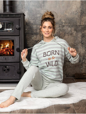 Купить Кашемировый костюм с худи MISSENDO U6723 в Украина в Lingerie.ua - Одяг для дому та відпочинку, Фото 3