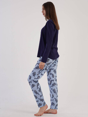 Купить Хлопковый комплект с длинным рукавом VIENETTA 3032670161 в Украина в Lingerie.ua - Одяг для дому та відпочинку, Фото 2