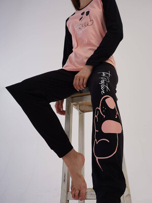 Купить Хлопковый комплект с брюками VIENETTA 3040120000 в Украина в Lingerie.ua - Одяг для дому та відпочинку, Фото 2