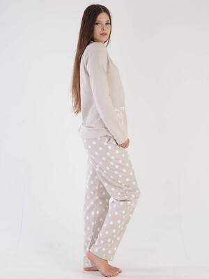 Купить Байковая пижама с брюками VIENETTA 3032571379 в Украина в Lingerie.ua - Одяг для дому та відпочинку, Фото 6