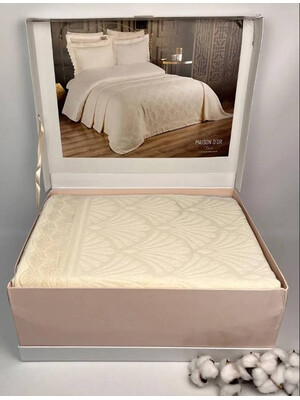 Купить Покривало + двоспальний комплект постільної білизни MAISON D`OR Pimenta сатин жаккард в Украина в Lingerie.ua - Одяг для дому та відпочинку, Фото 2