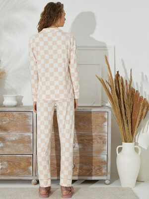 Купить Хлопковая пижама классическая SEVIM 14964 в Украина в Lingerie.ua - Одяг для дому та відпочинку, Фото 4