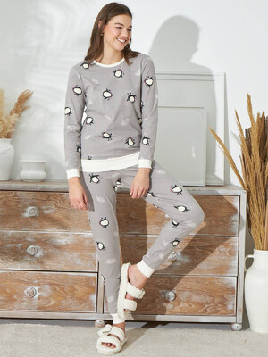 Купить Хлопковый комплект с брюками SEVIM 14976 в Украина в Lingerie.ua - Одяг для дому та відпочинку, Фото 2