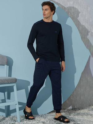 Купить Бавовняний комплект зі штанами SEVIM 9418 в Украина в Lingerie.ua - Одяг для дому та відпочинку, Фото 3