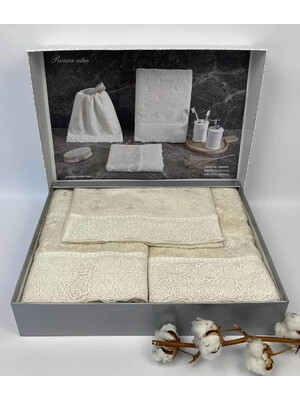 Купить НАБОР БАМБУКОВЫХ ПОЛОТЕНЕЦ MAISON D`OR Roesia в Украина в Lingerie.ua - Одяг для дому та відпочинку, Фото 1