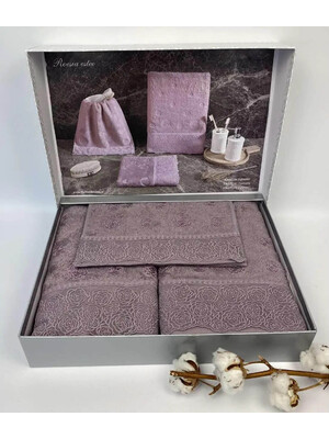 Купить НАБОР БАМБУКОВЫХ ПОЛОТЕНЕЦ MAISON D`OR Roesia в Украина в Lingerie.ua - Одяг для дому та відпочинку, Фото 4