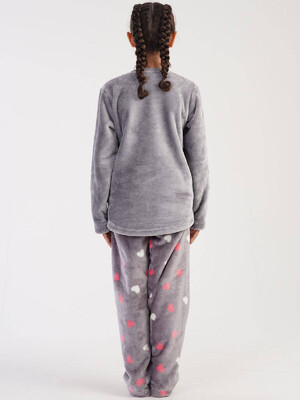 Купить Теплый комплект из велсофта VIENETTA KIDS 3030960254 в Украина в Lingerie.ua - Одяг для дому та відпочинку, Фото 4