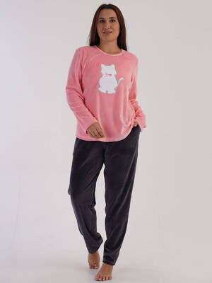 Купить Велюровый костюм большого размера VIENETTA 3060110000 в Украина в Lingerie.ua - Одяг для дому та відпочинку, Фото 2