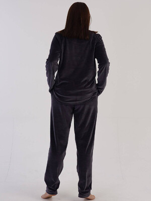 Купить Велюровый костюм большого размера VIENETTA 3060110000 в Украина в Lingerie.ua - Одяг для дому та відпочинку, Фото 3