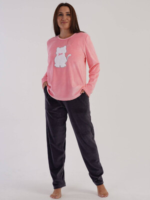 Купить Велюровый костюм большого размера VIENETTA 3060110000 в Украина в Lingerie.ua - Одяг для дому та відпочинку, Фото 5