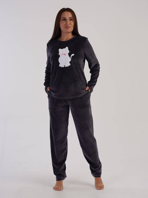 Купить Велюровый костюм большого размера VIENETTA 3060110000 в Украина в Lingerie.ua - Одяг для дому та відпочинку, Фото 7