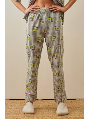 Купить Хлопковая пижама на пуговицах с коротким рукавом HAYS 27326 в Украина в Lingerie.ua - Одяг для дому та відпочинку, Фото 2