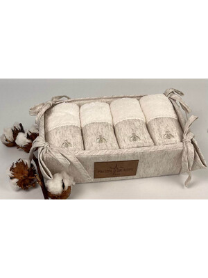 Купить НАБОР ПОЛОТЕНЕЦ В КОРЗИНКЕ MAISON D`OR Bee Towels в Украина в Lingerie.ua - Одяг для дому та відпочинку, Фото 2