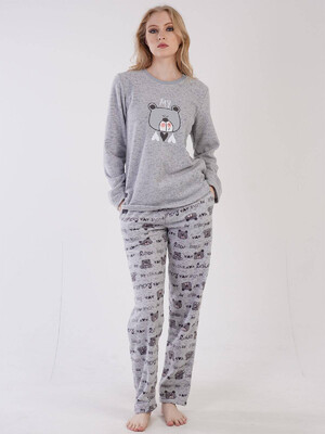 Купить Флисовый домашний костюм VIENETTA 3041820301 в Украина в Lingerie.ua - Одяг для дому та відпочинку, Видео