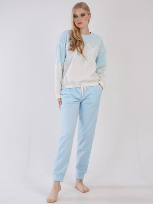 Купить Флисовый женский домашний костюм VIENETTA 3052170447 в Украина в Lingerie.ua - Одяг для дому та відпочинку, Фото 3