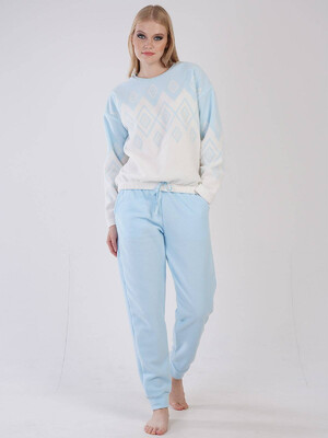 Купить Флисовый женский домашний костюм VIENETTA 3052170447 в Украина в Lingerie.ua - Одяг для дому та відпочинку, Фото 4