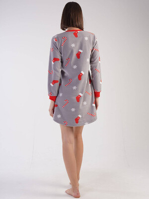 Купить Флисовая туника с новогодним принтом VIENETTA 3031800449 в Украина в Lingerie.ua - Одяг для дому та відпочинку, Фото 7