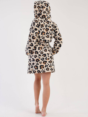 Купить Флісовий халат з леопардовим принтом VIENETTA 3031680280 в Украина в Lingerie.ua - Одяг для дому та відпочинку, Фото 6