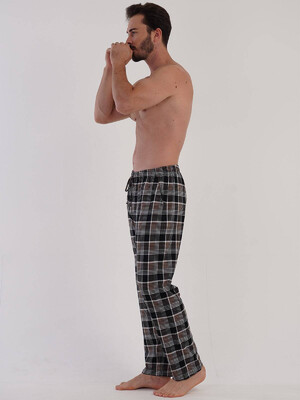 Купить Трикотажные брюки в клетку VIENETTA MAN 3050702078 в Украина в Lingerie.ua - Одяг для дому та відпочинку, Фото 3