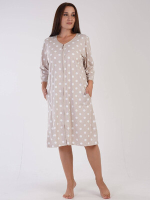 Купить Трикотажный хлопковый халат VIENETTA 3032561379  в Украина в Lingerie.ua - Одяг для дому та відпочинку, Фото 3