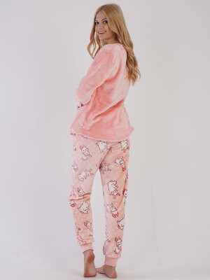 Купить Теплий домашній костюм з велсофту VIENETTA 3040270425 в Украина в Lingerie.ua - Одяг для дому та відпочинку, Фото 2