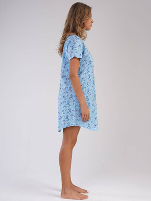 Купить Хлопковая туника с коротким рукавом VIENETTA 2123640479 в Украина в Lingerie.ua - Одяг для дому та відпочинку, Фото 2