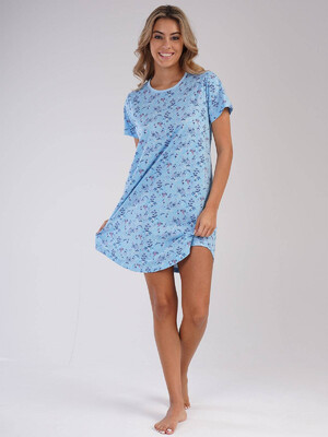 Купить Хлопковая туника с коротким рукавом VIENETTA 2123640479 в Украина в Lingerie.ua - Одяг для дому та відпочинку, Фото 3