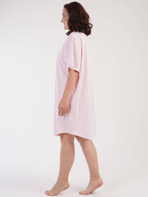 Купить Хлопковая ночная сорочка большого размера VIENETTA 2123550669 в Украина в Lingerie.ua - Одяг для дому та відпочинку, Фото 3