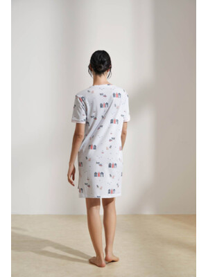 Купить Хлопковая туника с коротким рукавом HAYS 36135 в Украина в Lingerie.ua - Одяг для дому та відпочинку, Фото 4