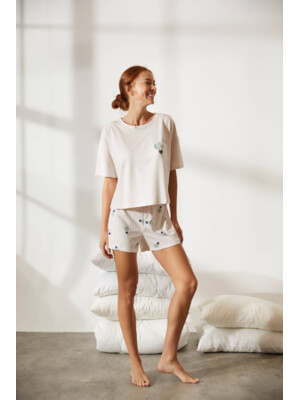 Купить Хлопковый комплект из футболки и шорт HAYS 36166 в Украина в Lingerie.ua - Одяг для дому та відпочинку, Фото 10