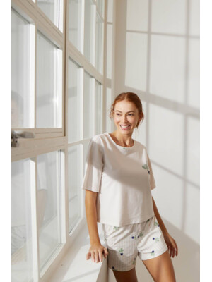 Купить Хлопковый комплект из футболки и шорт HAYS 36166 в Украина в Lingerie.ua - Одяг для дому та відпочинку, Фото 4