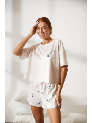 Купить Хлопковый комплект из футболки и шорт HAYS 36166 в Украина в Lingerie.ua - Одяг для дому та відпочинку, Фото 3