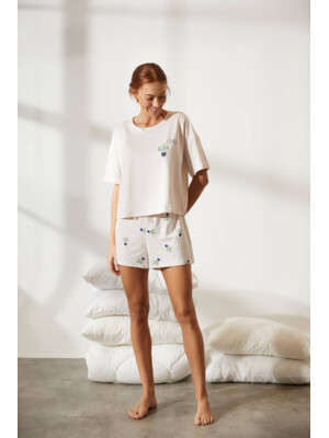 Купить Хлопковый комплект из футболки и шорт HAYS 36166 в Украина в Lingerie.ua - Одяг для дому та відпочинку, Фото 12