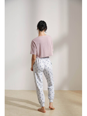 Купить Хлопковый комплект с коротким рукавом и брюками HAYS 36197 в Украина в Lingerie.ua - Одяг для дому та відпочинку, Фото 3