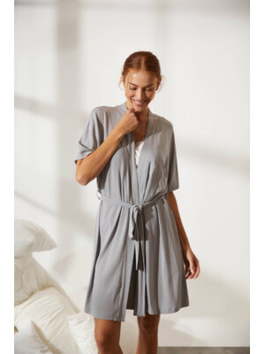 Купить Халат из модала с коротким рукавом HAYS 36242 в Украина в Lingerie.ua - Одяг для дому та відпочинку, Фото 2
