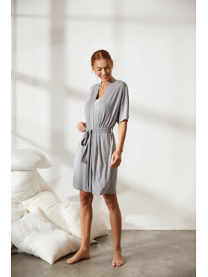 Купить Халат из модала с коротким рукавом HAYS 36242 в Украина в Lingerie.ua - Одяг для дому та відпочинку, Фото 13