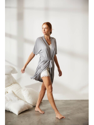 Купить Халат из модала с коротким рукавом HAYS 36242 в Украина в Lingerie.ua - Одяг для дому та відпочинку, Фото 12