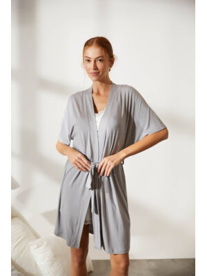 Купить Халат из модала с коротким рукавом HAYS 36242 в Украина в Lingerie.ua - Одяг для дому та відпочинку, Фото 8