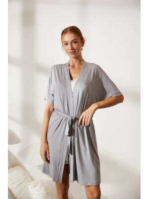 Купить Халат из модала с коротким рукавом HAYS 36242 в Украина в Lingerie.ua - Одяг для дому та відпочинку, Фото 6